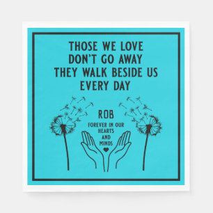 In Memory Funeral Reception Napkins