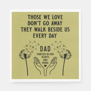 In Memory Funeral Reception Napkins