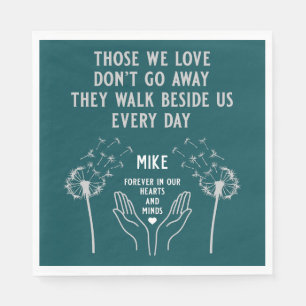 In Memory Funeral Reception Napkins