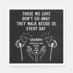 In Memory Funeral Reception Napkins