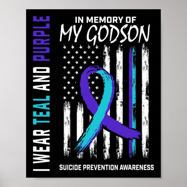 In Memory Godson Suicide Awareness Prevention Amer Poster (Front)