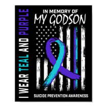 In Memory Godson Suicide Awareness Prevention Amer Poster