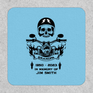 In Memory Grandfather Biker  Patch