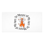 In Memory Hero Multiple Sclerosis Angel Wings Card