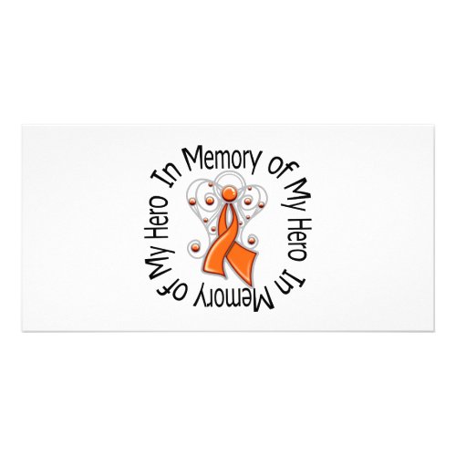 In Memory Hero Multiple Sclerosis Angel Wings Card