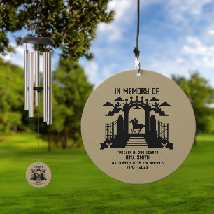 In Memory Horseback Riders Funeral Wind Chime