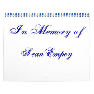 In Memory of 11x14 Calendar