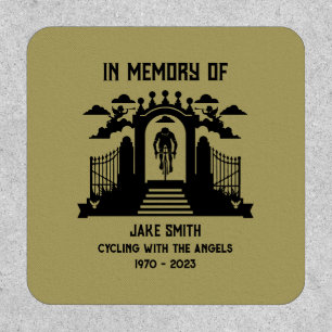 In Memory Of A Cyclist Funeral Patch