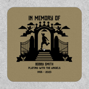 In Memory Of A Golfers Funeral Patch