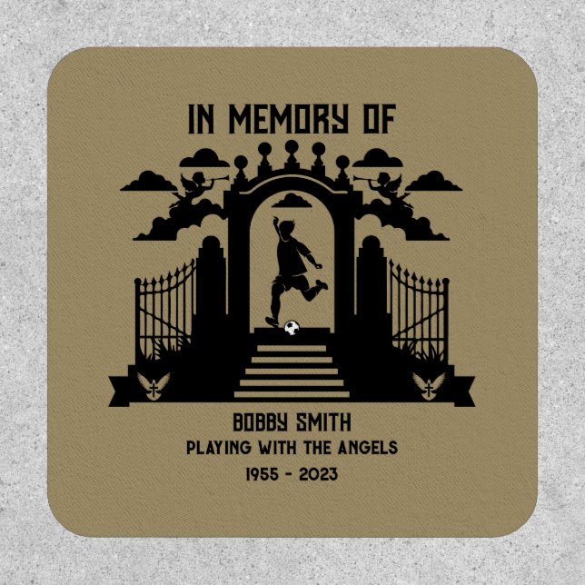 In Memory Of A Golfers Funeral Patch (Front)