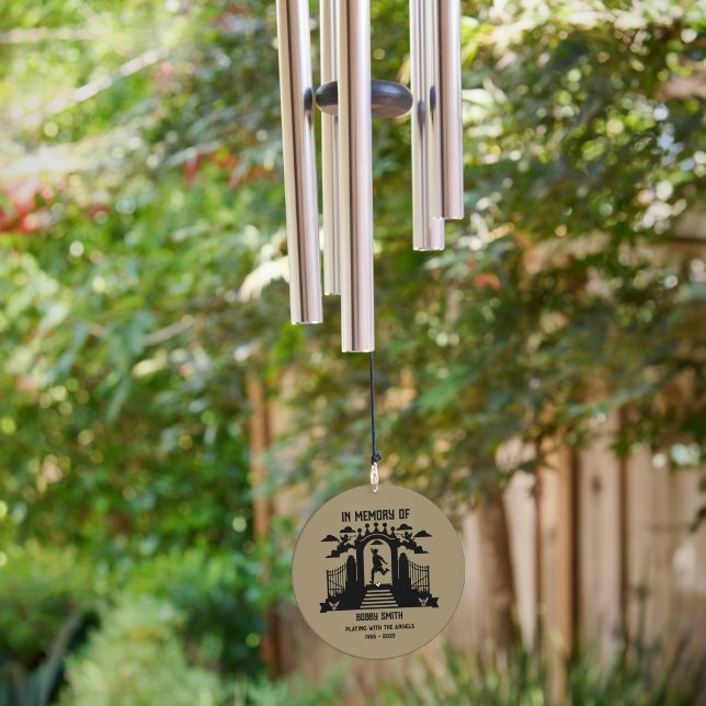 In Memory Of A Golfers Funeral Wind Chime (Backyard)