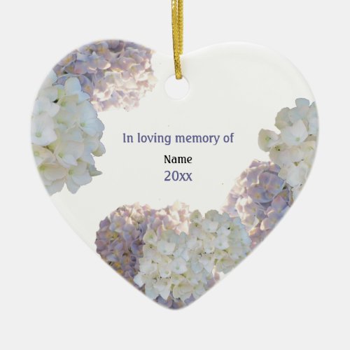 In Memory Of a Loved One Floral Ornament