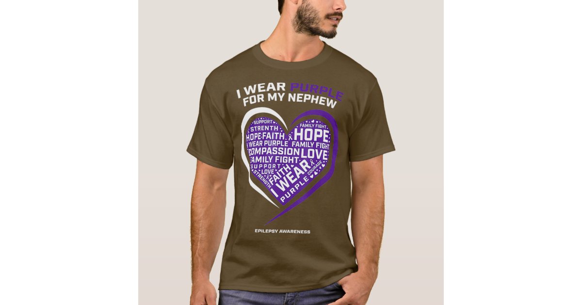 100% Cotton Comfortable Purple Color T-shirts for Uncle