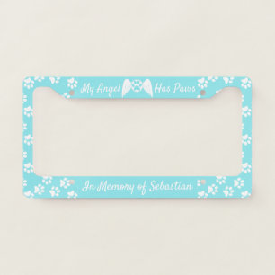 In Memory of Beloved Pet License Plate Frame