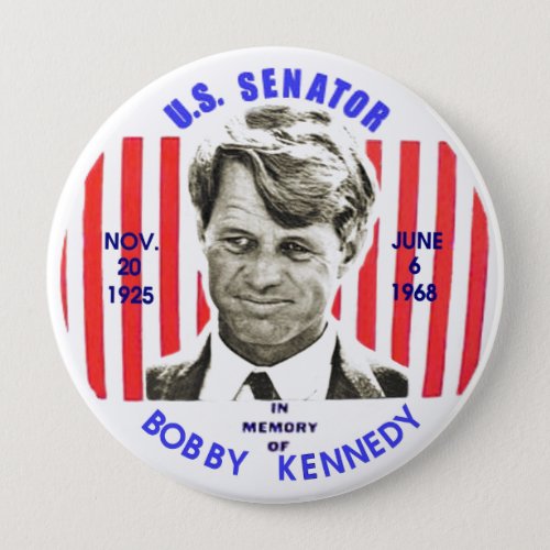 In Memory of Bobby Kennedy Button