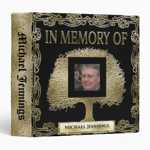 In Memory of Celebration of Life 3 Ring Binder