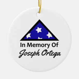 In Memory Of Ceramic Ornament