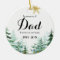 In Memory of Dad Ornament Christmas Gifts