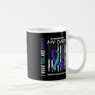 In Memory of Dad Suicide Awareness Prevention Amer Coffee Mug
