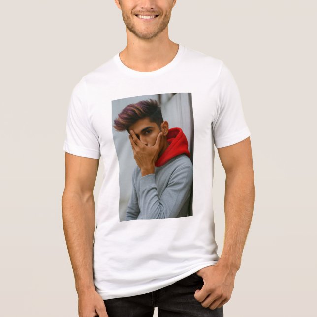 In Memory of Danish Zehen – Angel Vibes Design Tri-Blend Shirt (Front)