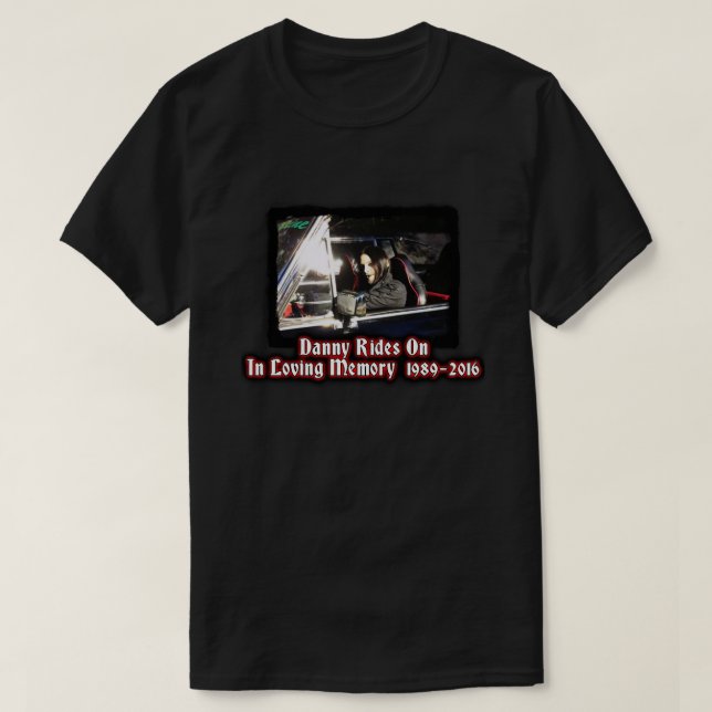 In Memory of Danny Cutia T-Shirt (Design Front)