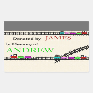 In Memory of Donated Train Bookplates
