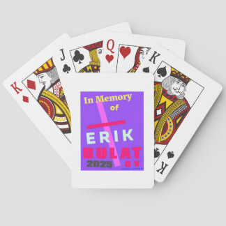 In Memory of Erik Bulatov Poker Cards