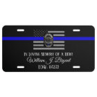 IN MEMORY OF FALLEN OFFICER