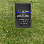 In Memory Of Fallen Officer Yard Flag at Zazzle