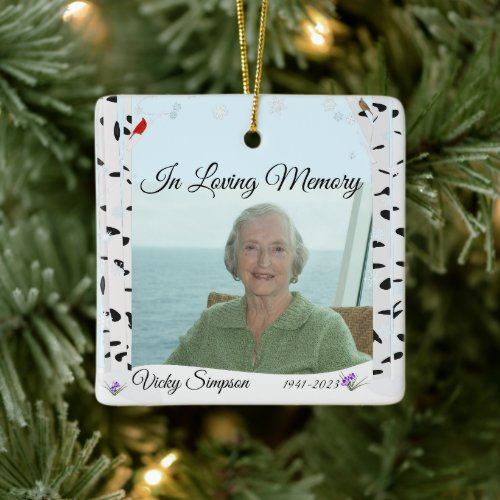 In Memory Of In the Woods Ornament
