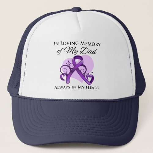 In Memory of My Dad _ Pancreatic Cancer Trucker Hat