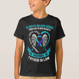 In Memory Of My Father In Law Suicide Awareness Pr T-Shirt