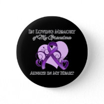 In Memory of My Grandma - Pancreatic Cancer Button