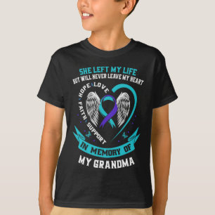 In Memory Of My Grandma Suicide Awareness Memorial T-Shirt