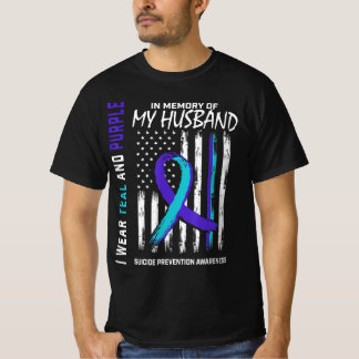In Memory Of My Husband Suicide Awareness Preventi T-Shirt