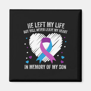 In Memory of My Loving Son Suicide Prevention Awar Magnet