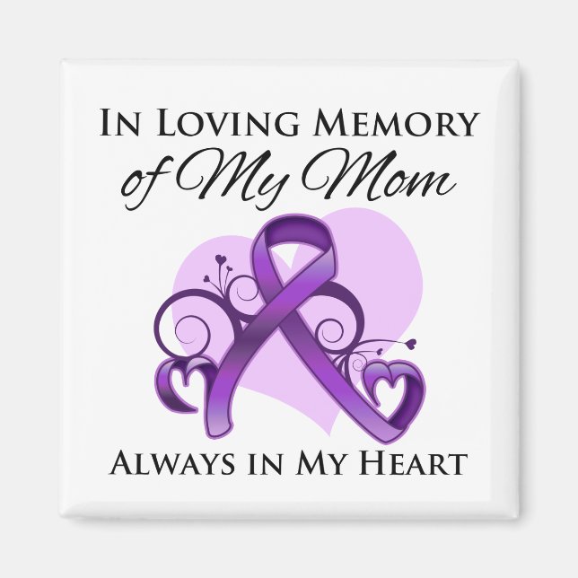 In Memory of My Mom - Pancreatic Cancer Magnet (Front)