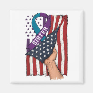 In Memory Of My Sister Suicide Prevention Awarenes Magnet