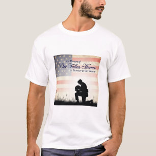 In Memory of Our Heroes – Patriotic Memorial Day G T-Shirt
