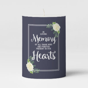 In Memory of our loved ones Pillar Candle