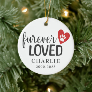 In Memory of Our Pet Dog Personalized Ornament
