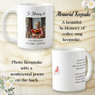 In Memory of   Photo Keepsake Gift Coffee Mug