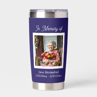 In Memory of | Photo Keepsake Gift Insulated Tumbler