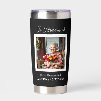 In Memory of | Photo Keepsake Gift Insulated Tumbler