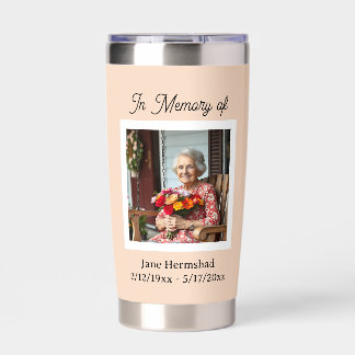 In Memory of | Photo Keepsake Gift Insulated Tumbler
