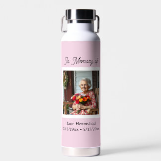 In Memory of | Photo Keepsake Gift Water Bottle
