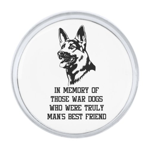 In Memory Of Silver Finish Lapel Pin