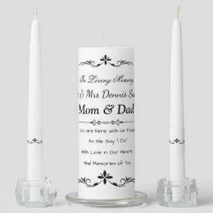 In Memory of Unity Candle Set