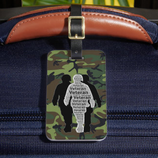 In Memory of Veterans Luggage Tag
