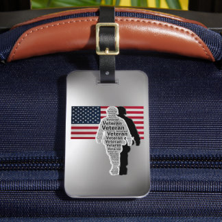 In Memory of Veterans Luggage Tag